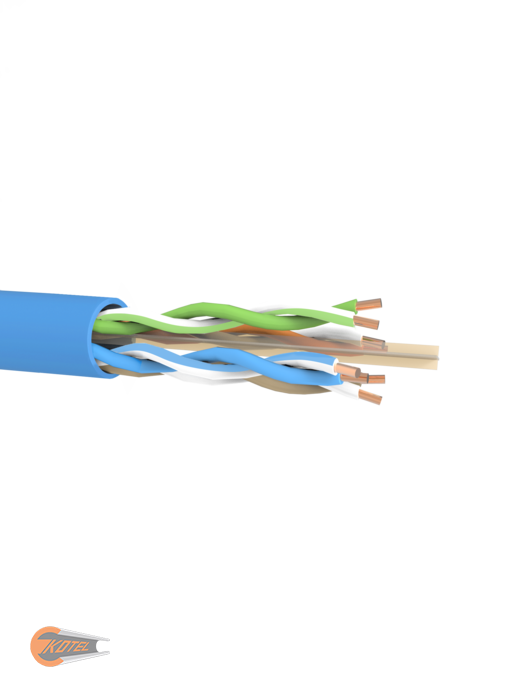 Kabel instalacyjny U/UTP LSHF 405 kat.6 4x2x0,5