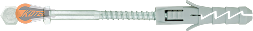 Kołki rozporowe z wkrętem z łbem heksagonalnym FIX