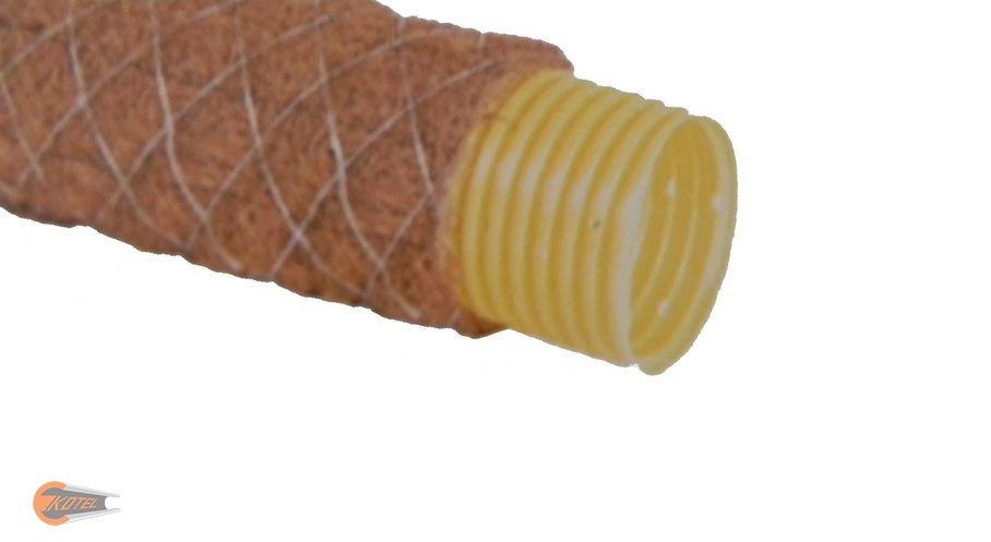 Rury drenarskie z PVC-U z filtrem z włókna kokosowego, ze złączką