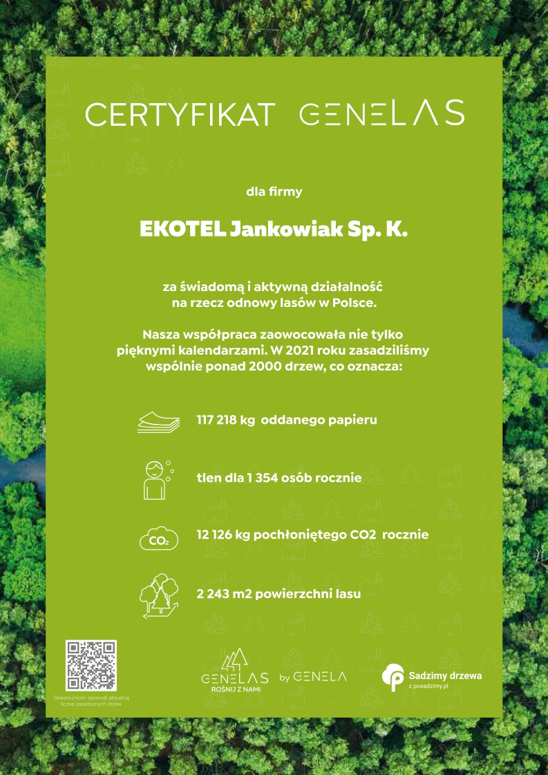 Certyfikat GeneLAS